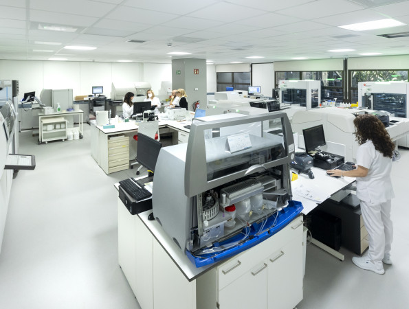 Instal·lacions del laboratori clínic de l'Hospital de Barcelona