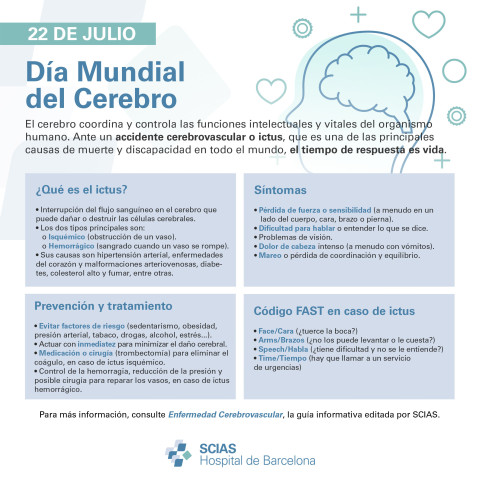 Infografía del Día Mundial del Cerebro